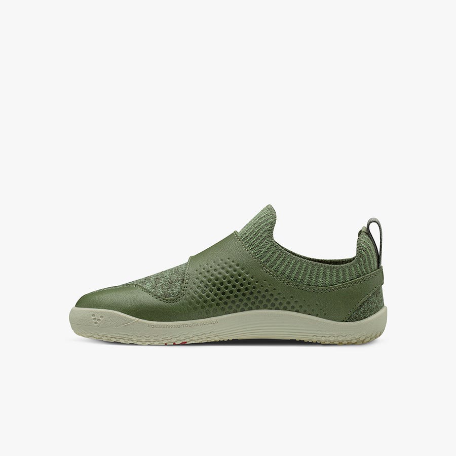 Vivobarefoot Primus Knit Wool Vandresko Børn Grøn | Danmark 0214YXFU